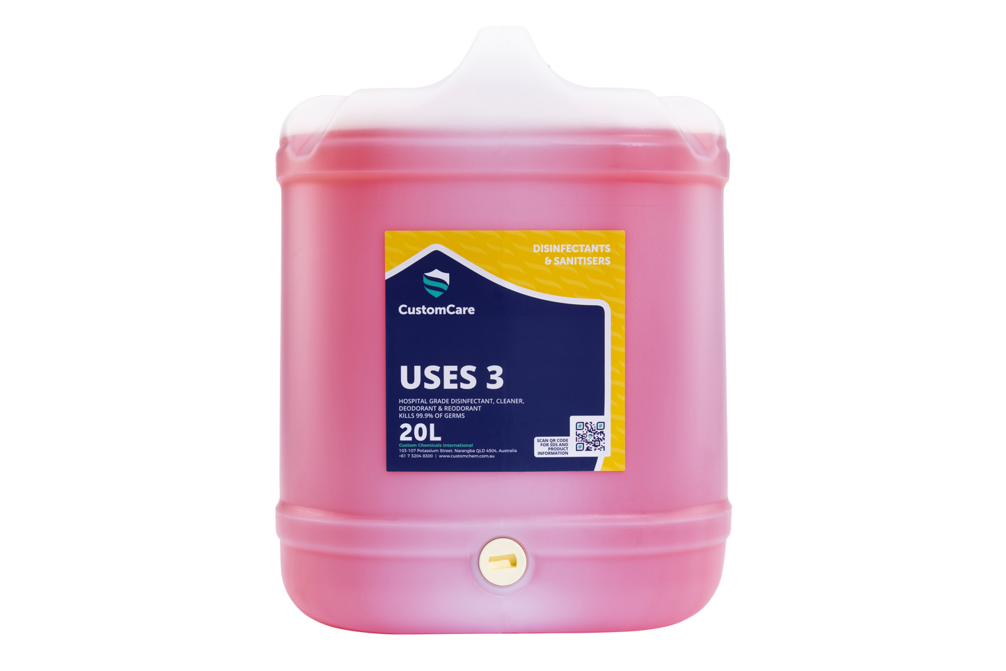 Uses 3 - Hospital Grade Disinfectant and Sanitiser