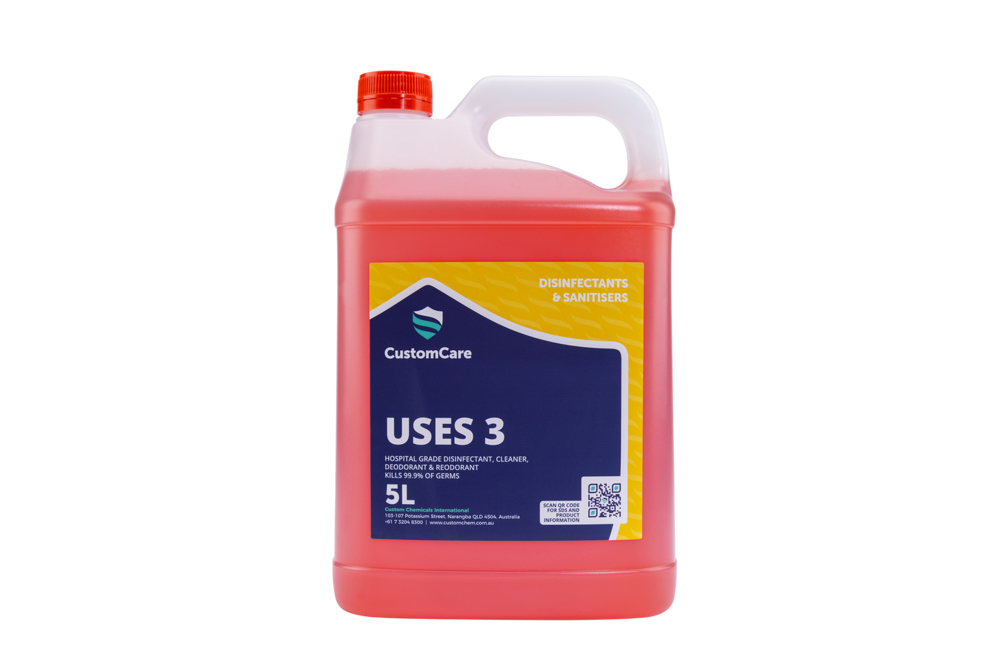 Uses 3 - Hospital Grade Disinfectant and Sanitiser